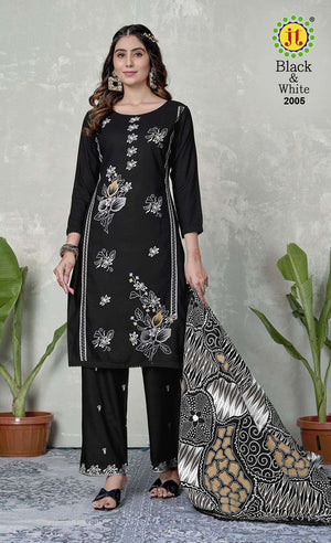 Jt Textile Black And White Vol-02