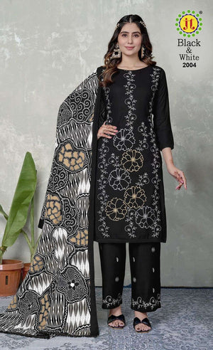 Jt Textile Black And White Vol-02