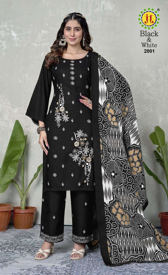 Jt Textile Black And White Vol-02