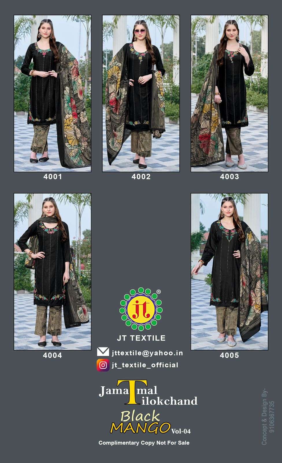 Jt Textile Black Mango Vol-04