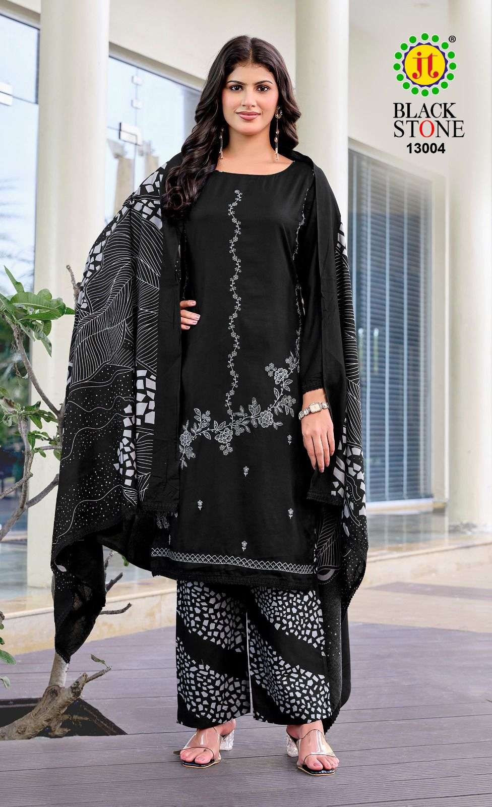 Jt Textile Black Stone Vol-13