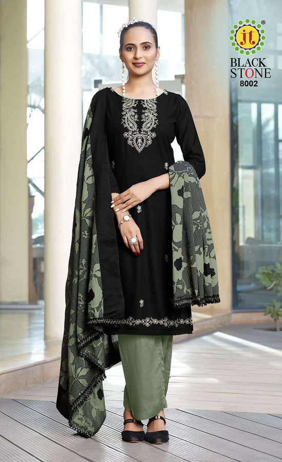 Jt Textile Black Stone Vol-08