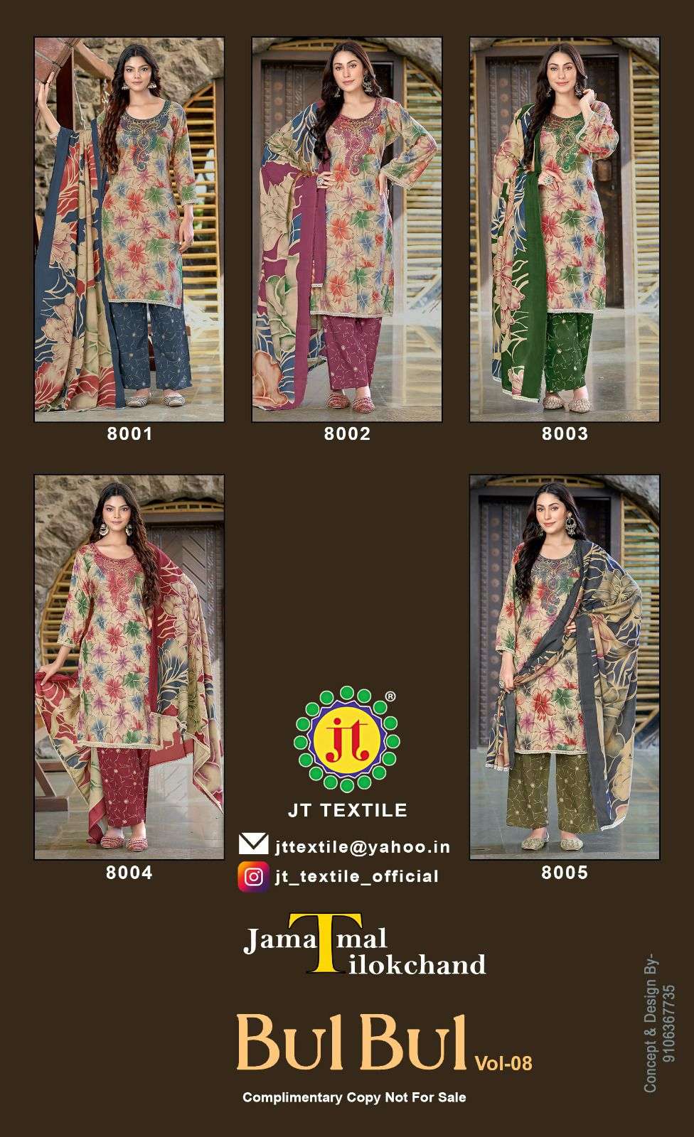 Jt Textile Bul Bul Vol-08