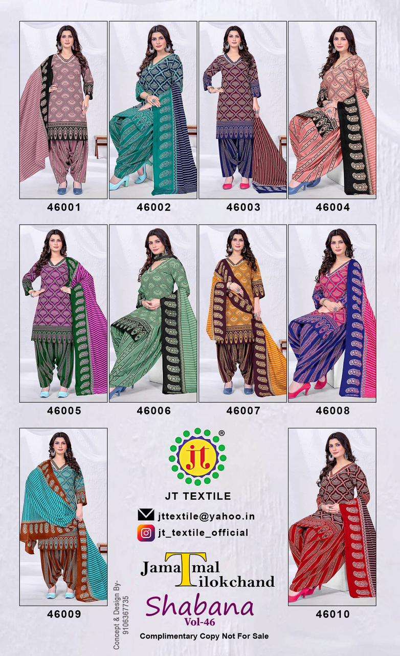 Jt Textile Shabana Vol-46
