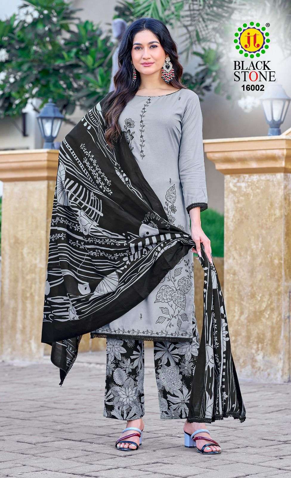 Jt Textile Black Stone Vol-16