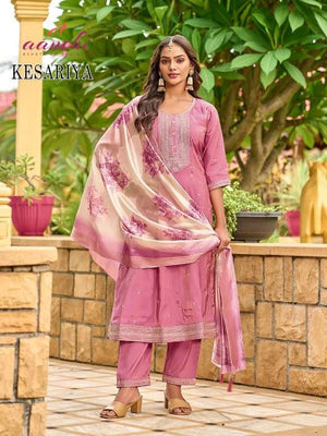 Aanchi Kesariya (4 Pcs)