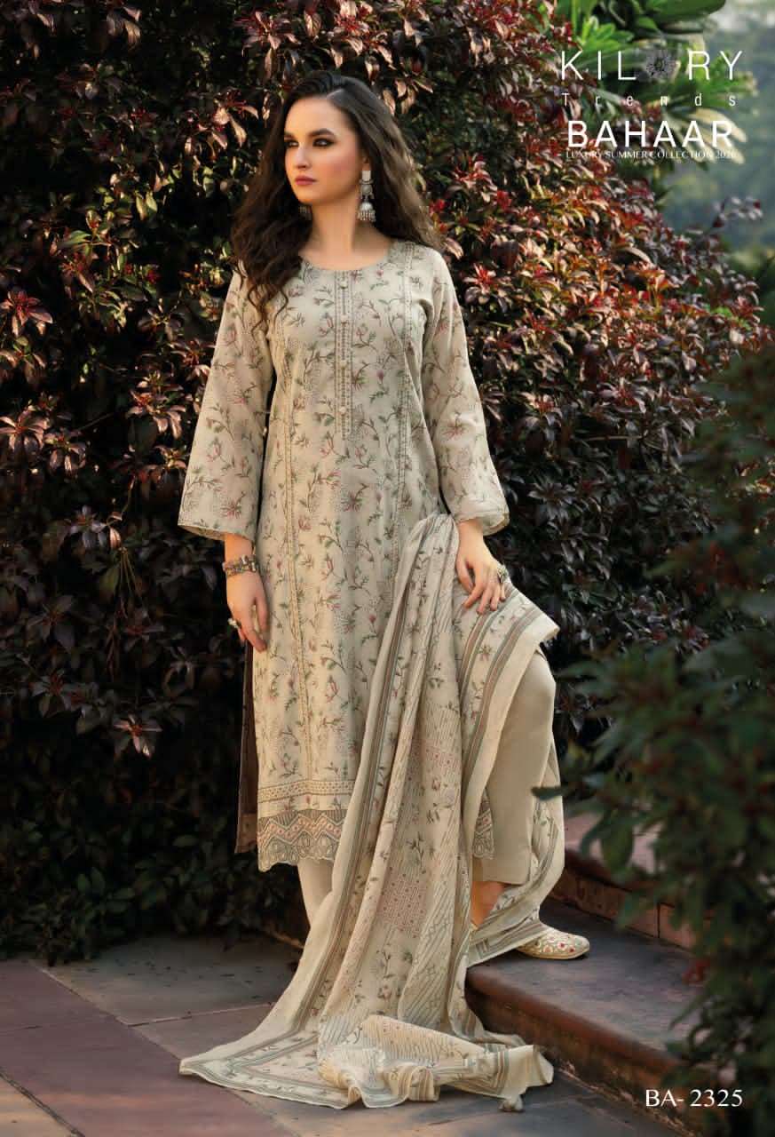 Kilory Bahaar Digital Printed Fancy Suit Dress Material Wholesale - Amrah Wholesale