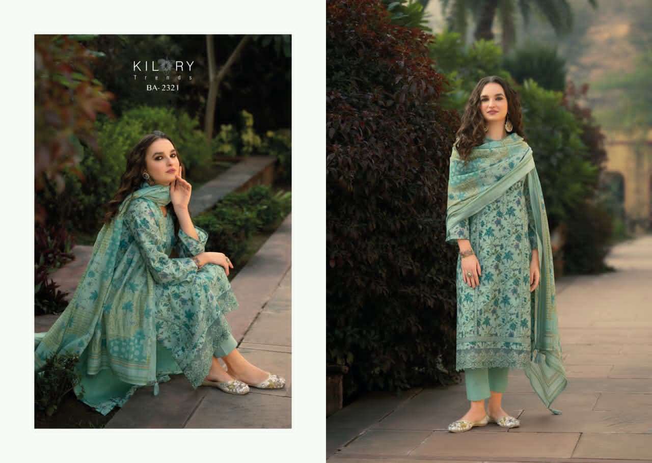 Kilory Bahaar Digital Printed Fancy Suit Dress Material Wholesale - Amrah Wholesale