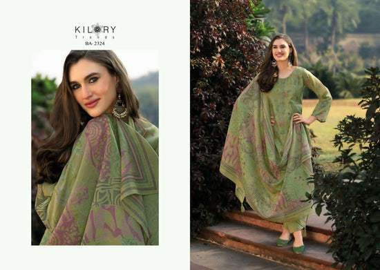 Kilory Bahaar Digital Printed Fancy Suit Dress Material Wholesale - Amrah Wholesale