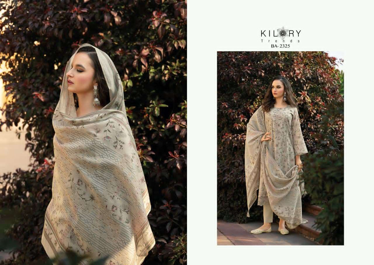 Kilory Bahaar Digital Printed Fancy Suit Dress Material Wholesale - Amrah Wholesale