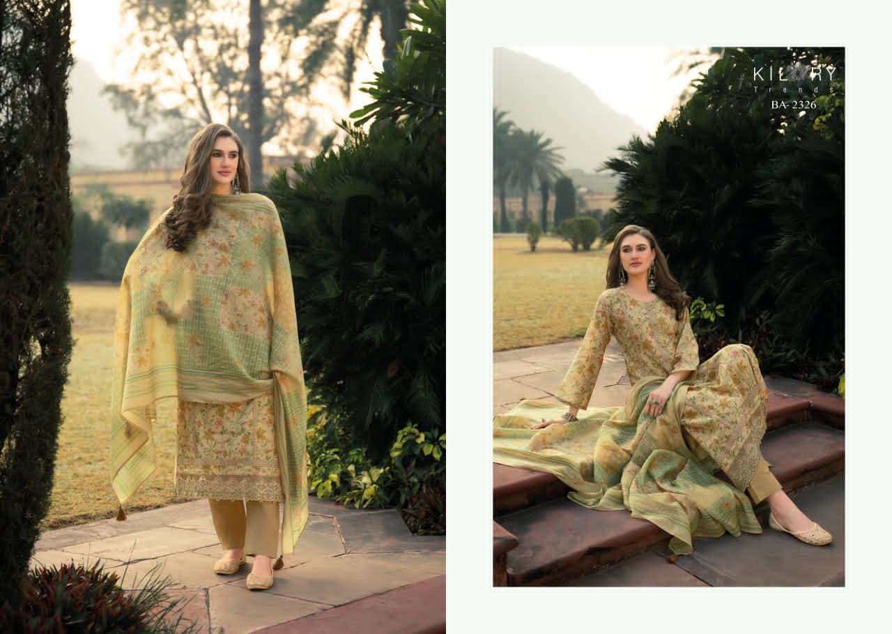 Kilory Bahaar Digital Printed Fancy Suit Dress Material Wholesale - Amrah Wholesale