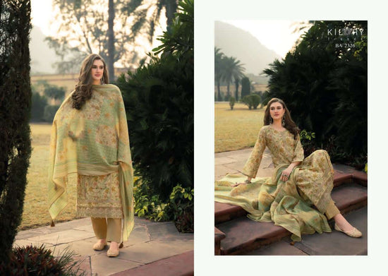 Kilory Bahaar Digital Printed Fancy Suit Dress Material Wholesale - Amrah Wholesale