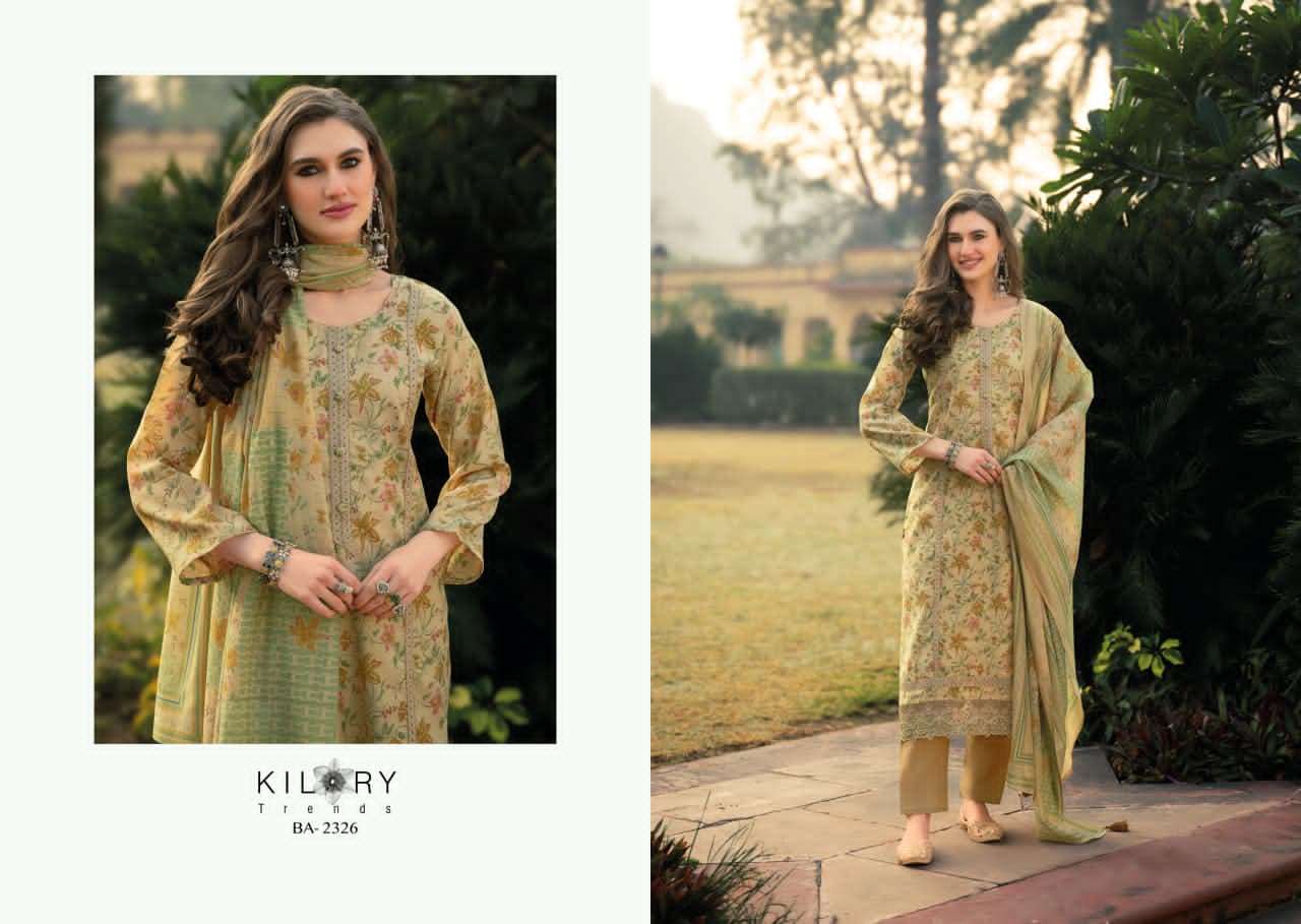 Kilory Bahaar Digital Printed Fancy Suit Dress Material Wholesale - Amrah Wholesale