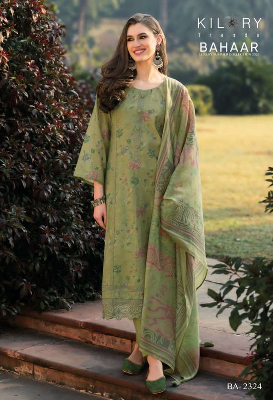 Kilory Bahaar Digital Printed Fancy Suit Dress Material Wholesale - Amrah Wholesale