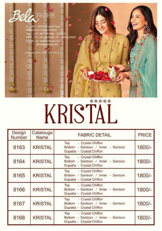Kristal By Bela Fashion (6 Pcs)