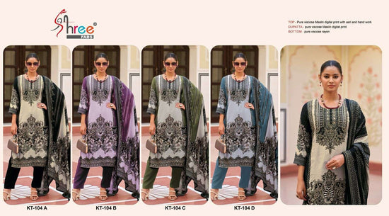 Shree Fab Kt-104  (4 Pcs)