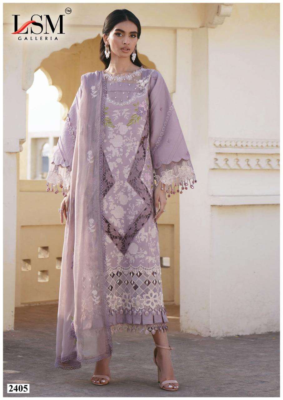LSM Fabrics Parian Dream Vol 24 Pure Lawn Pakistani Suit