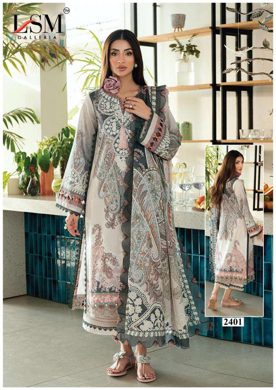 LSM Fabrics Parian Dream Vol 24 Pure Lawn Pakistani Suit