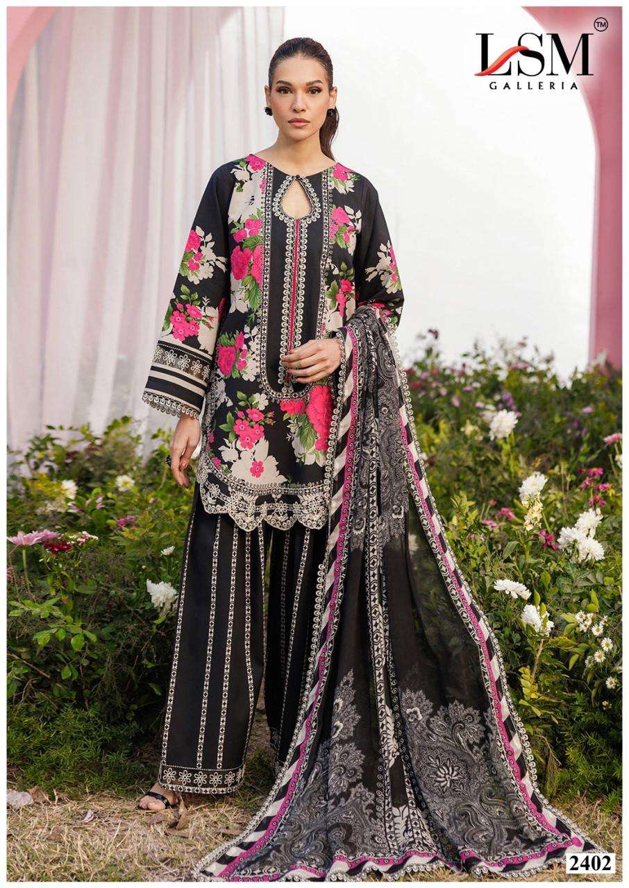 LSM Fabrics Parian Dream Vol 24 Pure Lawn Pakistani Suit