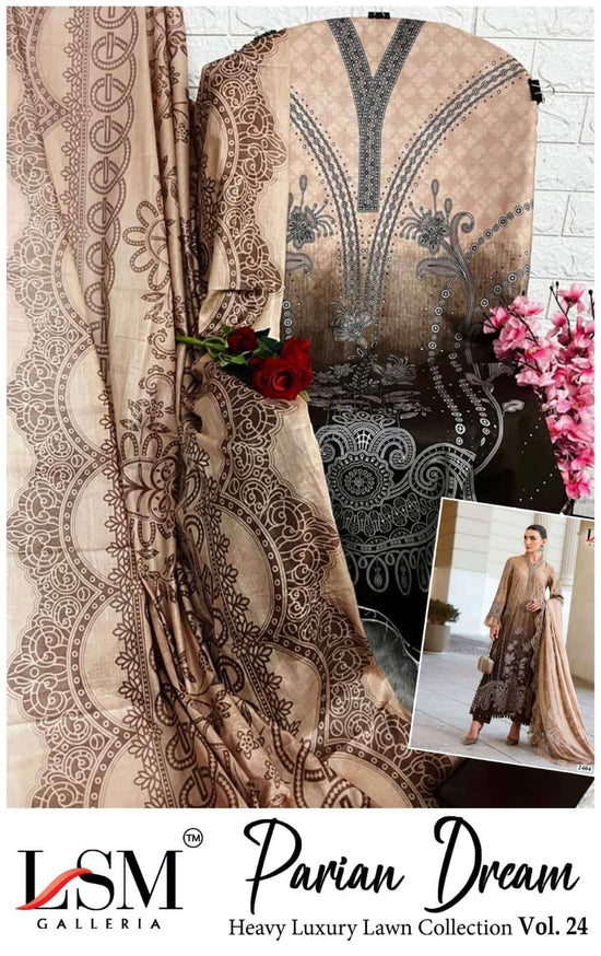 LSM Fabrics Parian Dream Vol 24 Pure Lawn Pakistani Suit