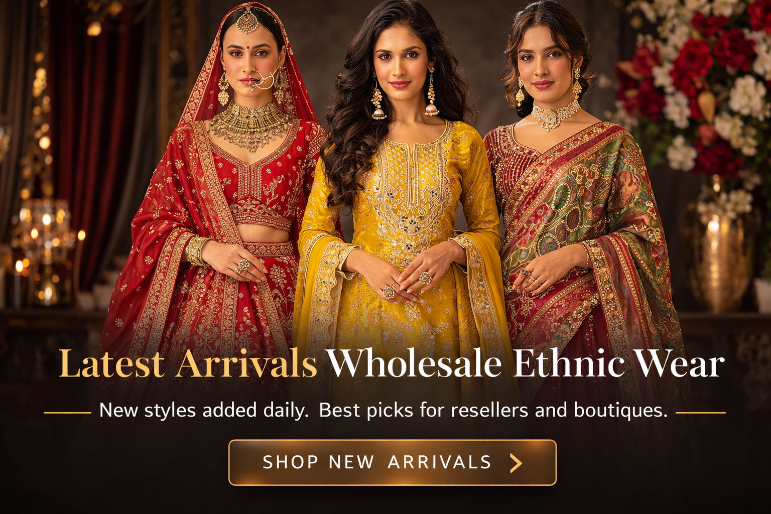 Latest Arrivals Wholesale Ethnic Wear | Amrah Wholesale