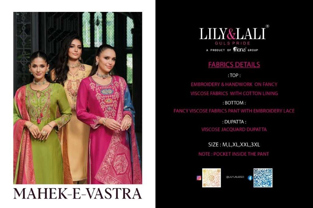 Lily And Lali Mahek E Vastra