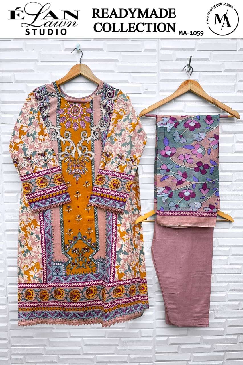 Elan Lawn Studio Ma-1055 To 1060 (6 Pcs)