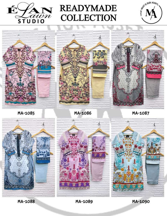 Elan Lawn Studio Ma-1085 To 1090
