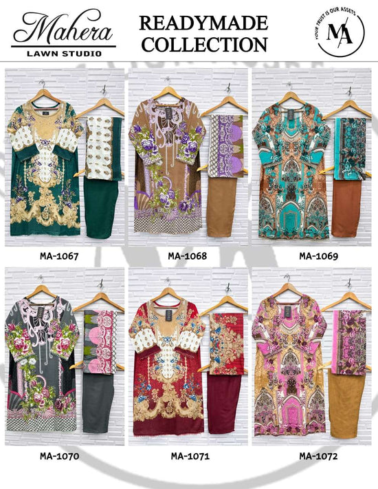 Mahera Lawn Studio  (6 Pcs)