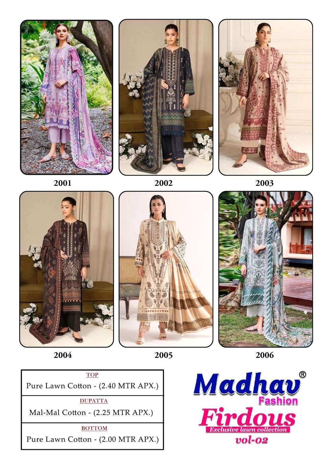 Madhav Fashion Firdous Vol-02