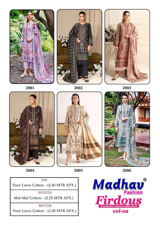 Madhav Fashion Firdous Vol-02