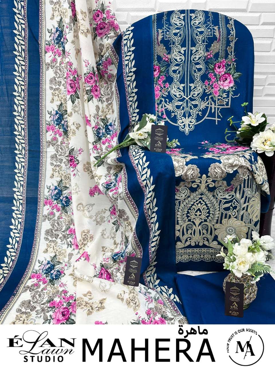 Elan Lawn Studio Mahera Vol-2