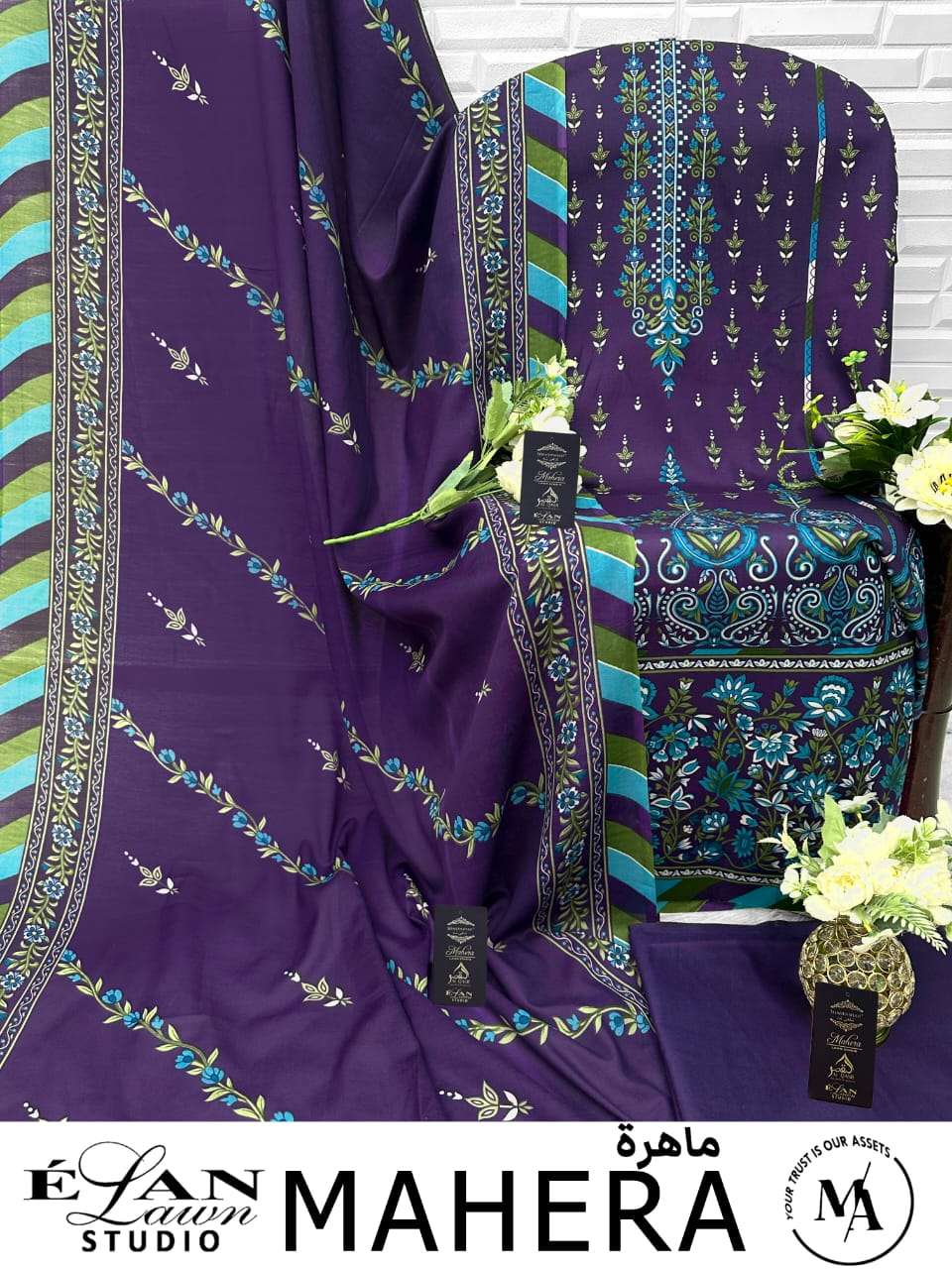 Elan Lawn Studio Mahera Vol-2