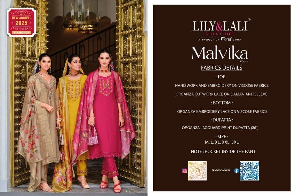 Lily And Lali Malvika Vol-03 (6 Pcs)
