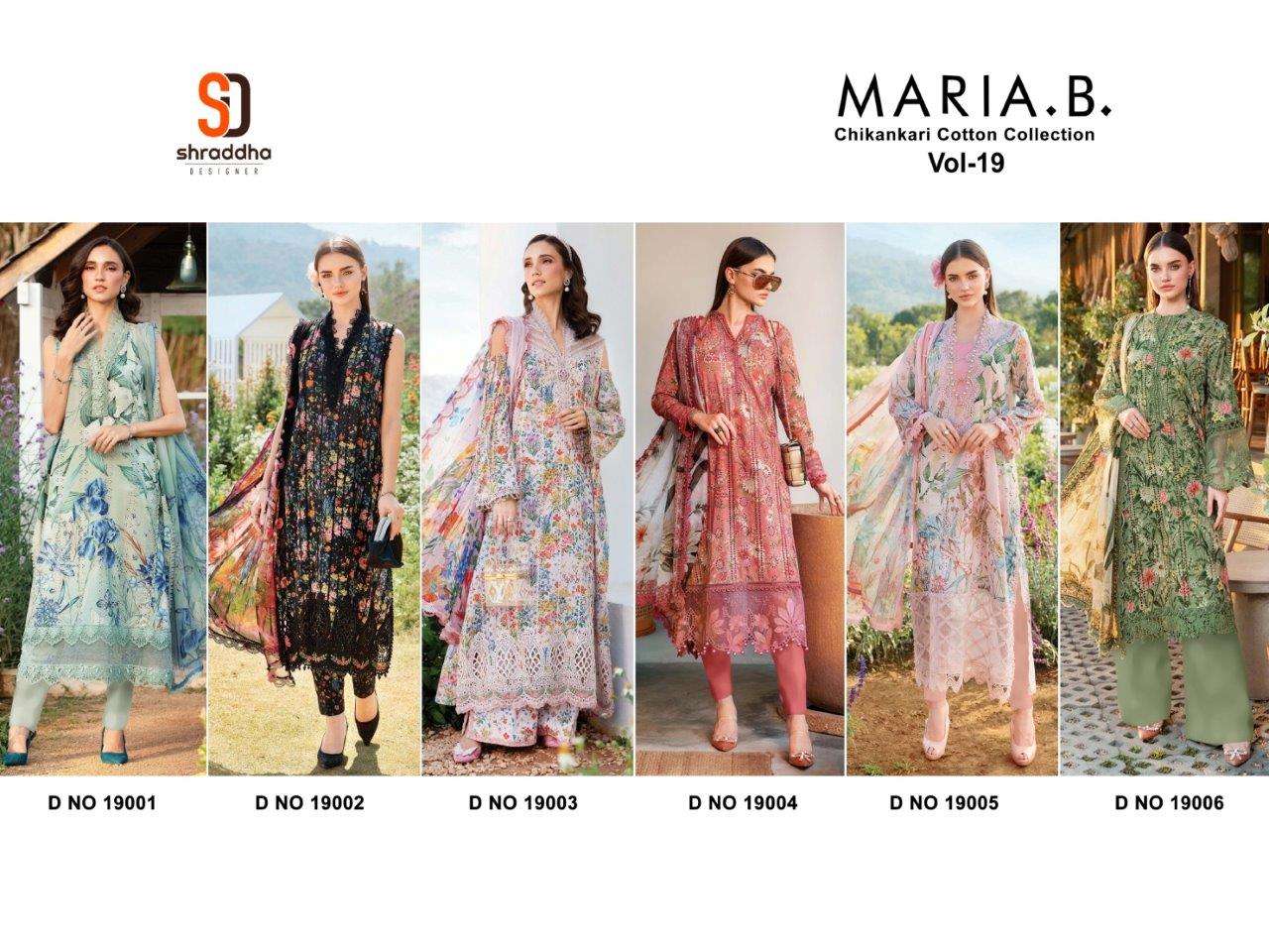 Shraddha Designer Maria.b Vol-19 (6 Pcs)