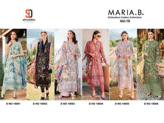 Shraddha Designer Maria.b Vol-19 (6 Pcs)