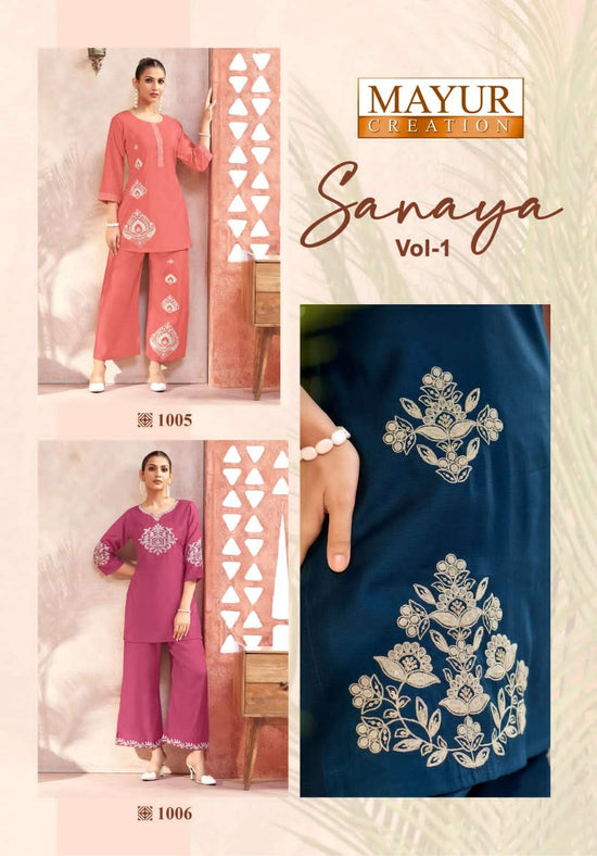 Mayur Creation Sanaya Vol-1