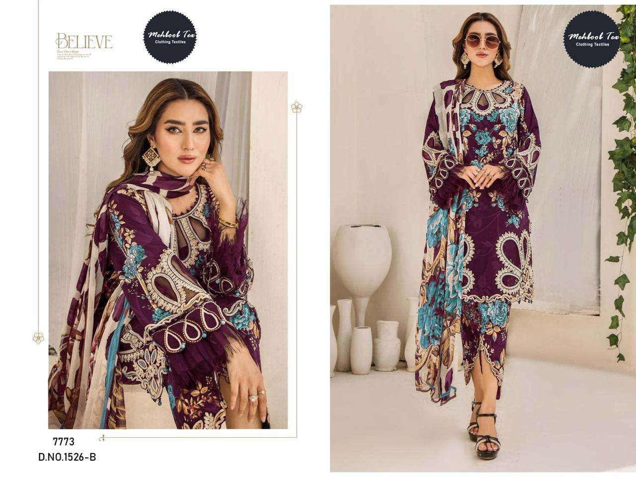 Mehboob Tex 1522-1526 (4 Pcs)