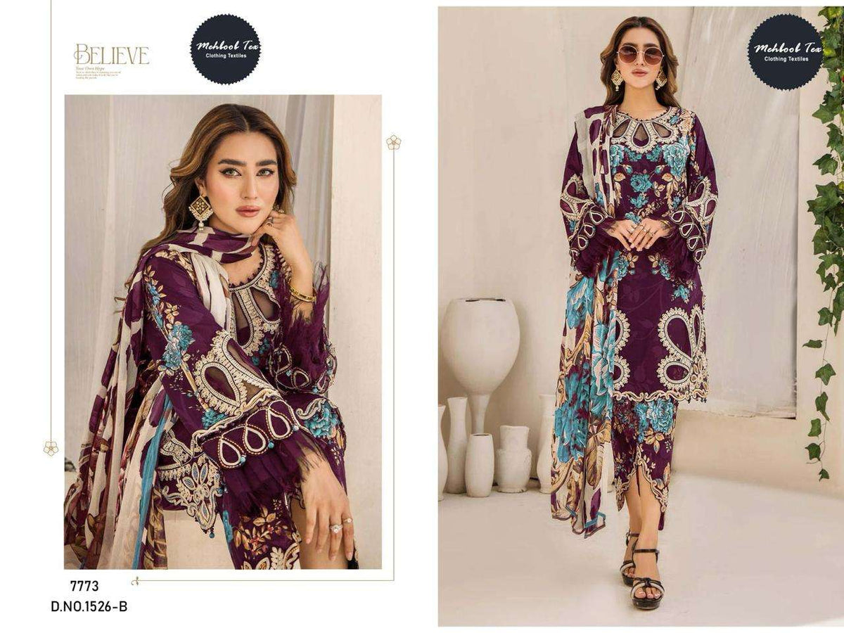 Mehboob Tex 1522-1526 (4 Pcs)