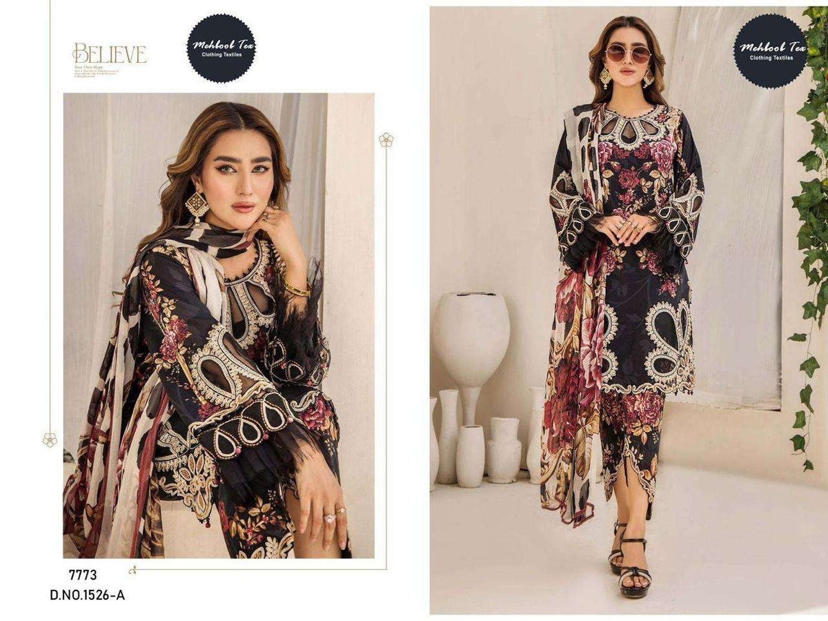 Mehboob Tex 1522-1526 (4 Pcs)