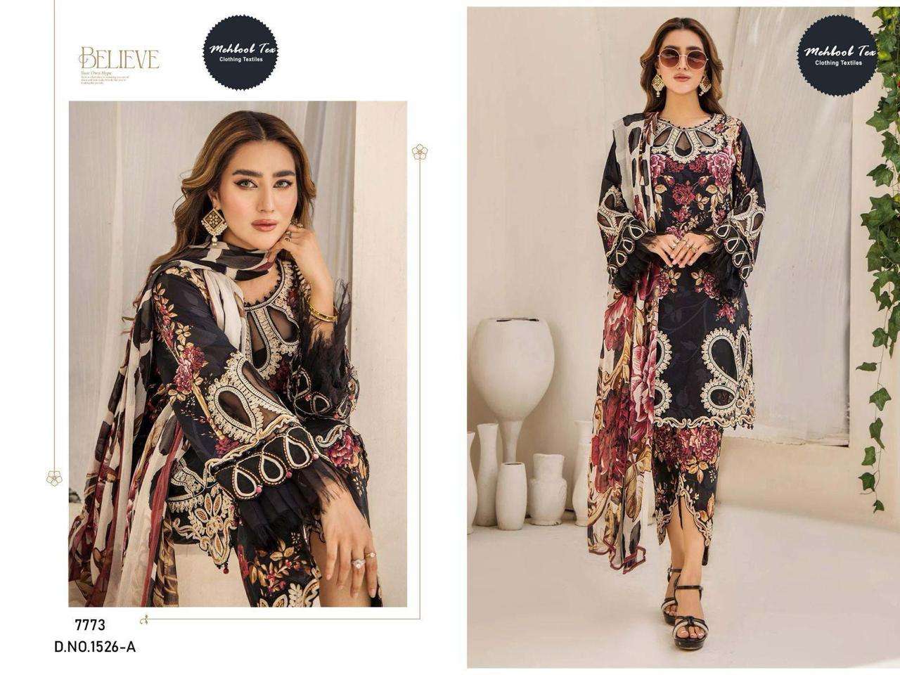 Mehboob Tex 1522-1526 (4 Pcs)