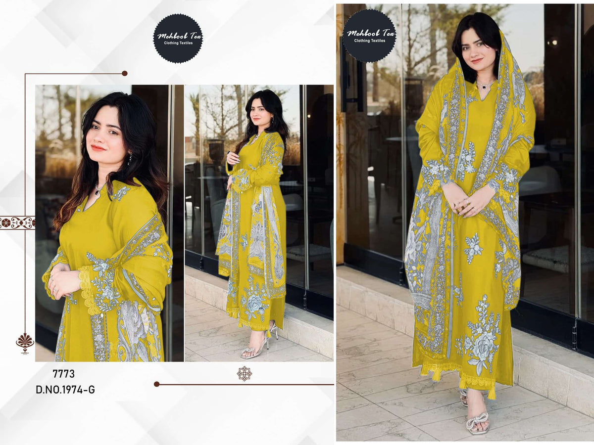 Mehboob Tex 1974 Pakistani Suit Wholesale Catalogue - Amrah Wholesale
