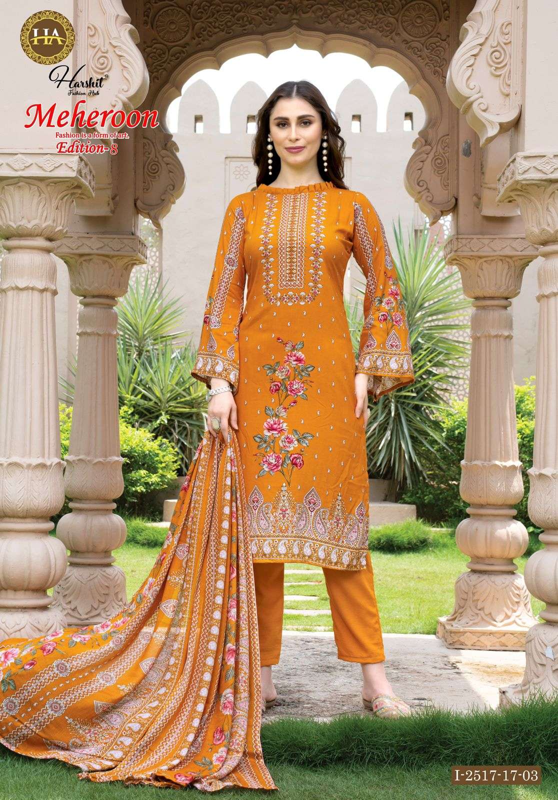 Harshit Fashion Hub Meheroon Vol-08