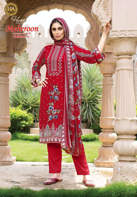 Harshit Fashion Hub Meheroon Vol-08