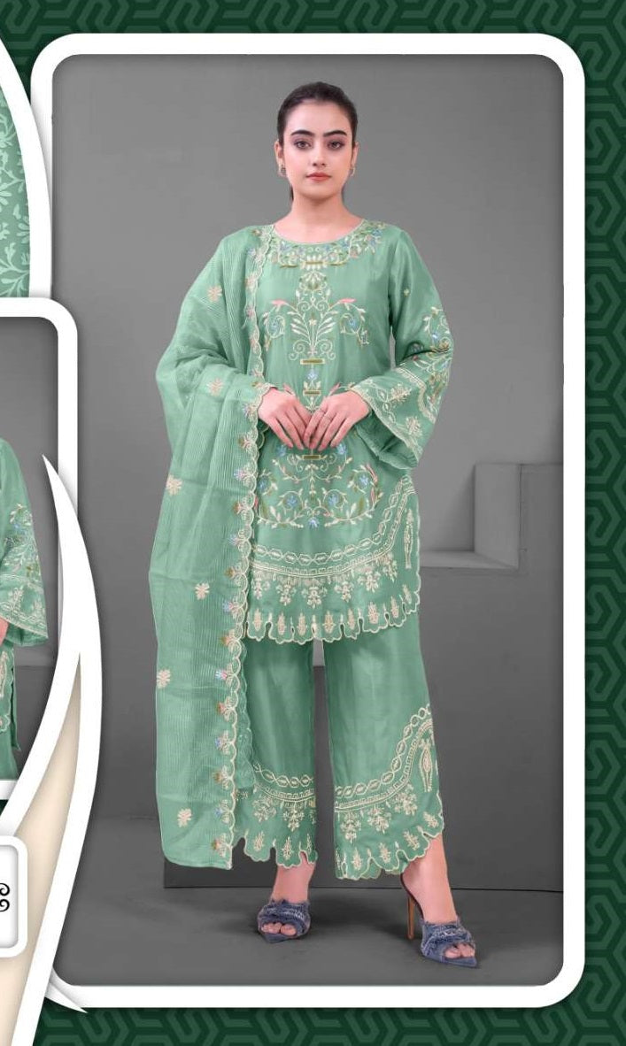 Naimat Fashion NFS - 1215 Chiffon Embroidery Pakistani Suit Set