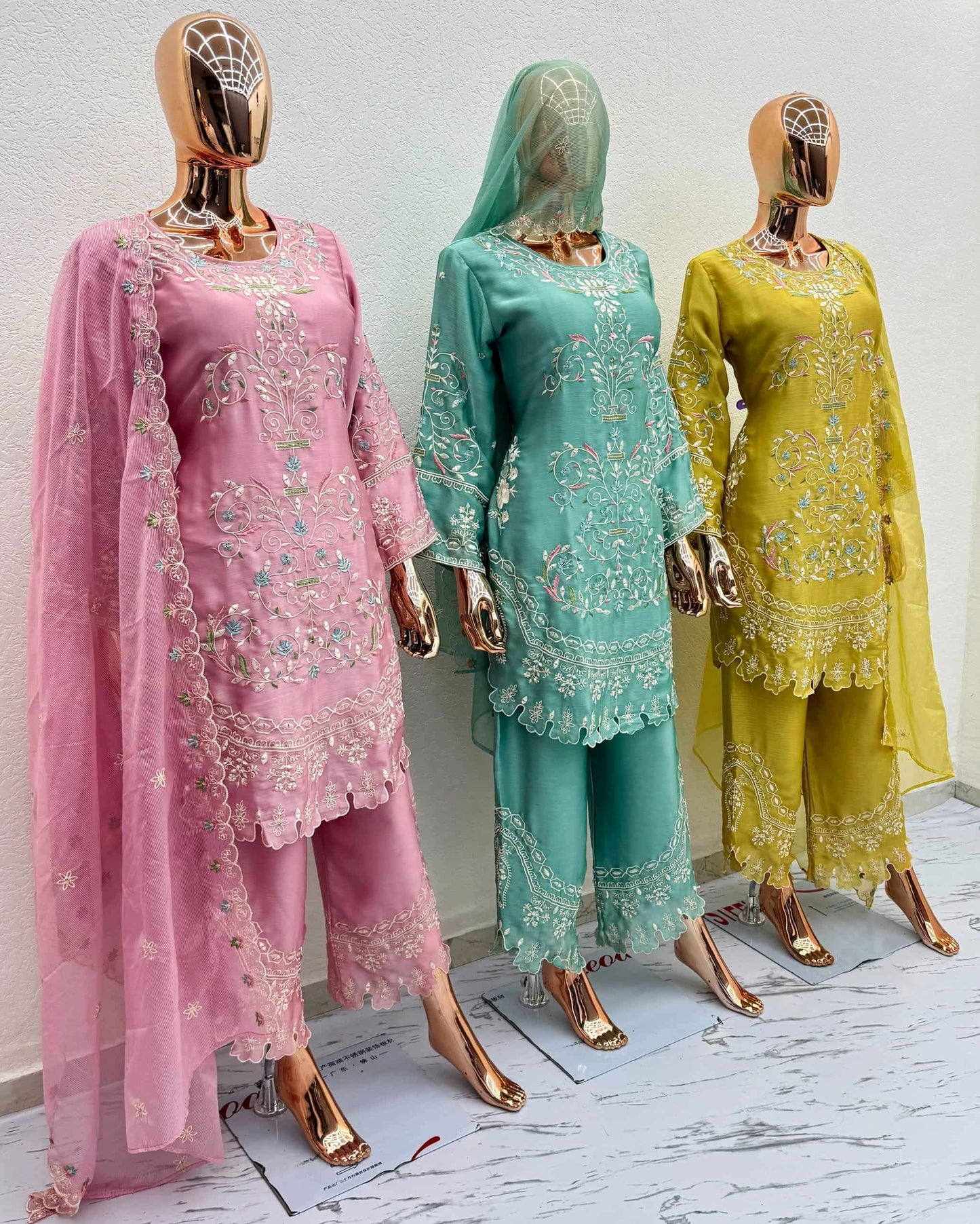 Naimat Fashion NFS - 1215 Chiffon Embroidery Pakistani Suit Set