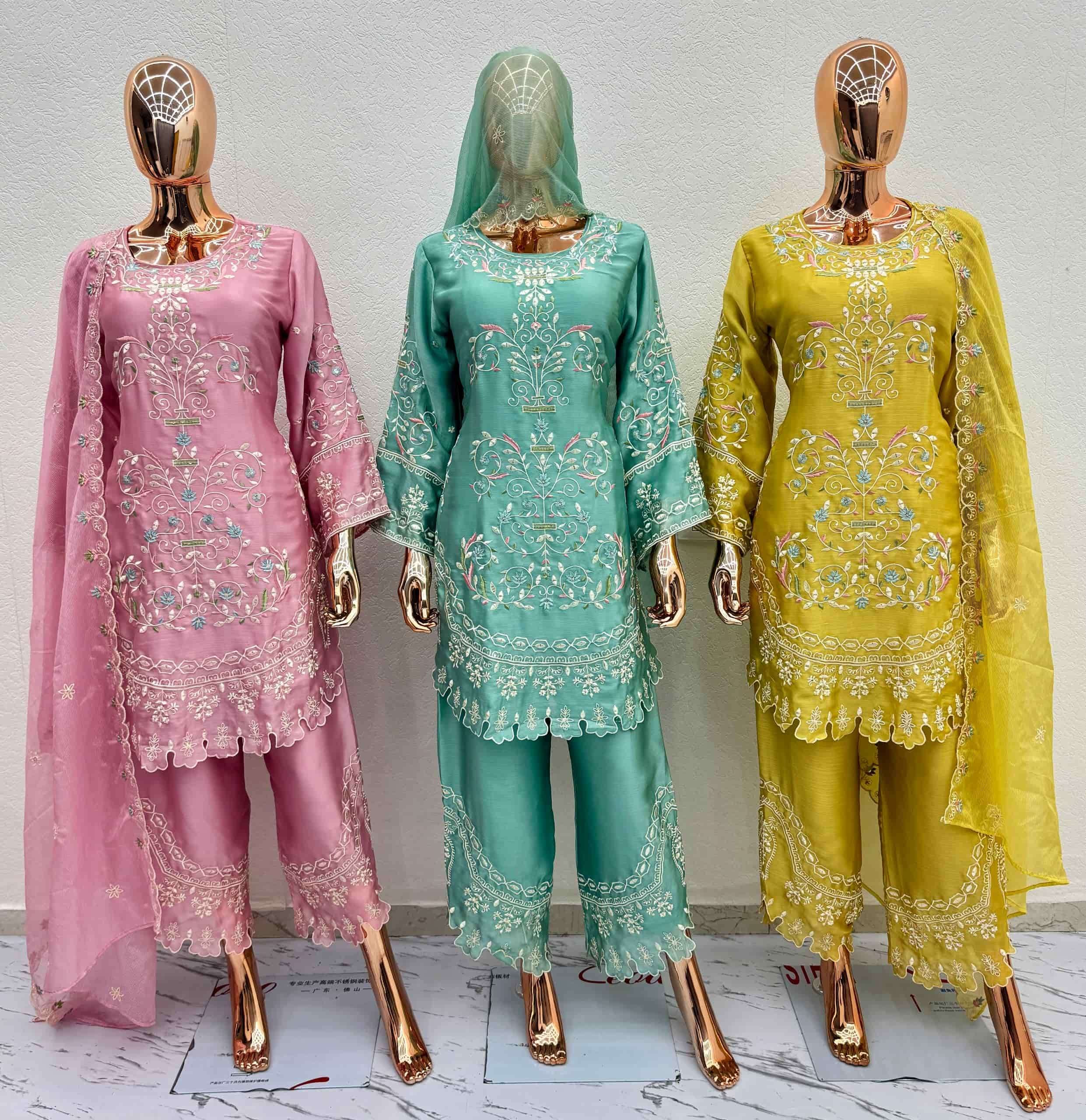 Naimat Fashion NFS - 1215 Chiffon Embroidery Pakistani Suit Set