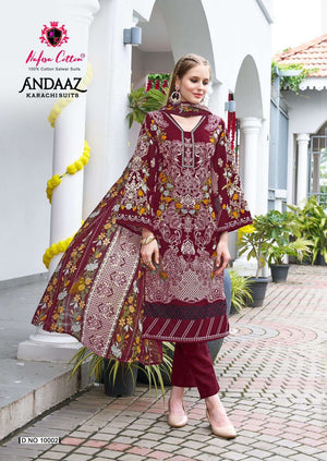 Nafisa Cotton Andaaz Karachi Suit Vol-10