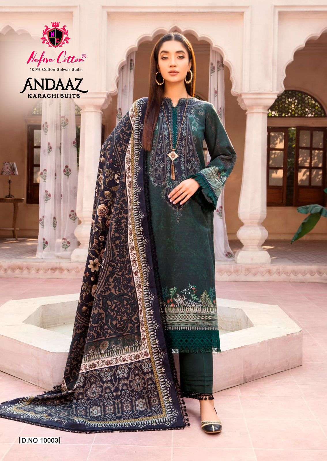 Nafisa Cotton Andaaz Karachi Suit Vol-10