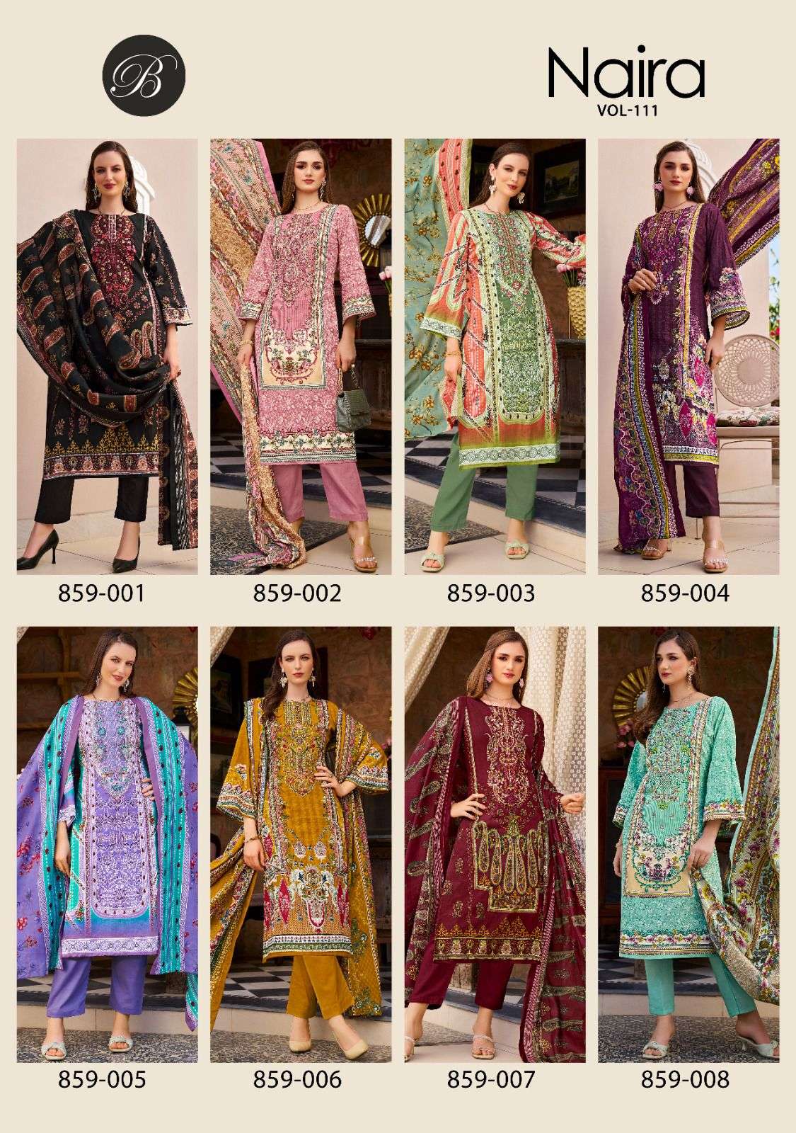 Belliza Naira Vol-111 (8 Pcs)